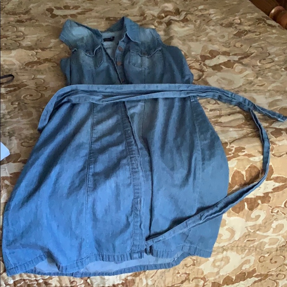 Button down Jean dress